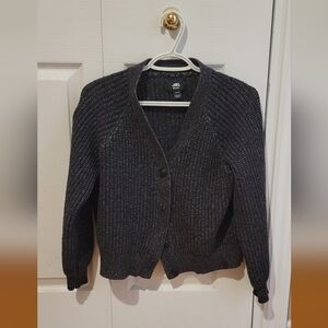 Roots Snowy Fox Button Cardigan